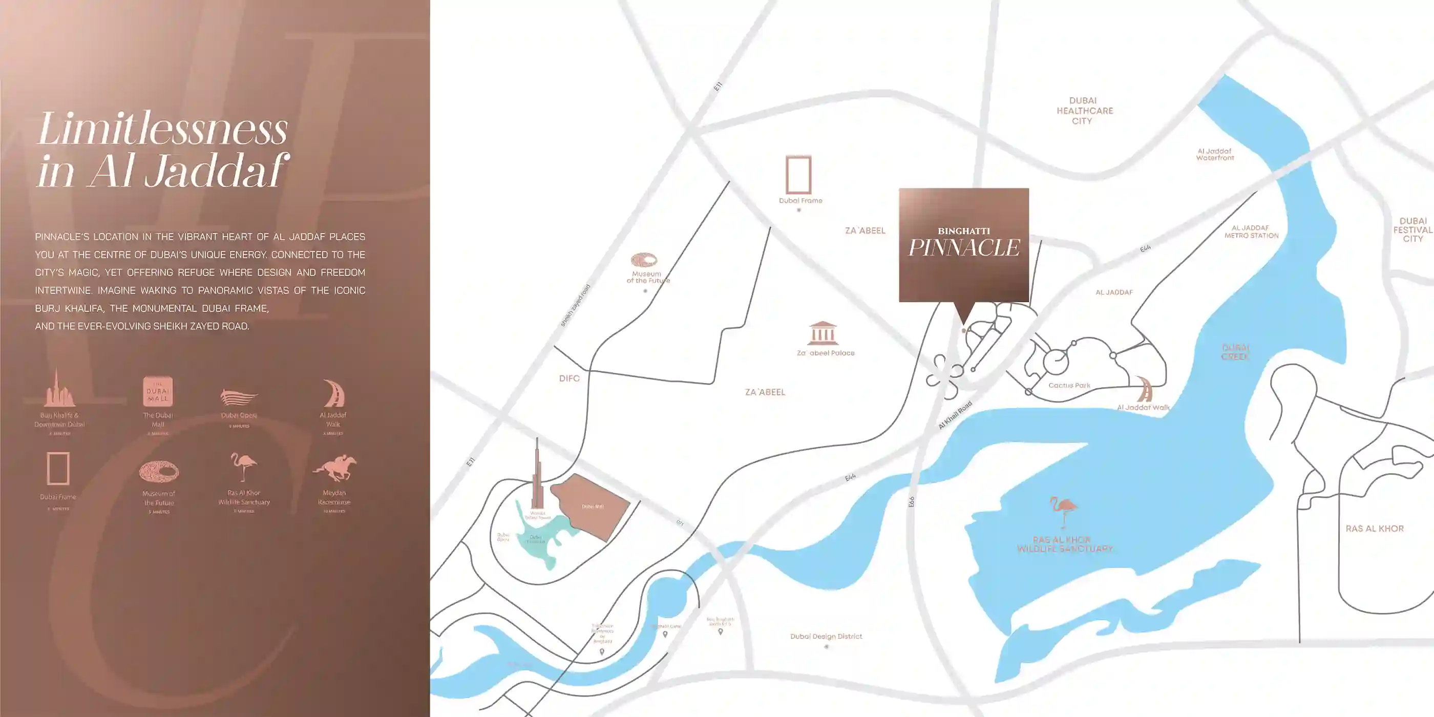 Damac Islands Dubai Location Map
