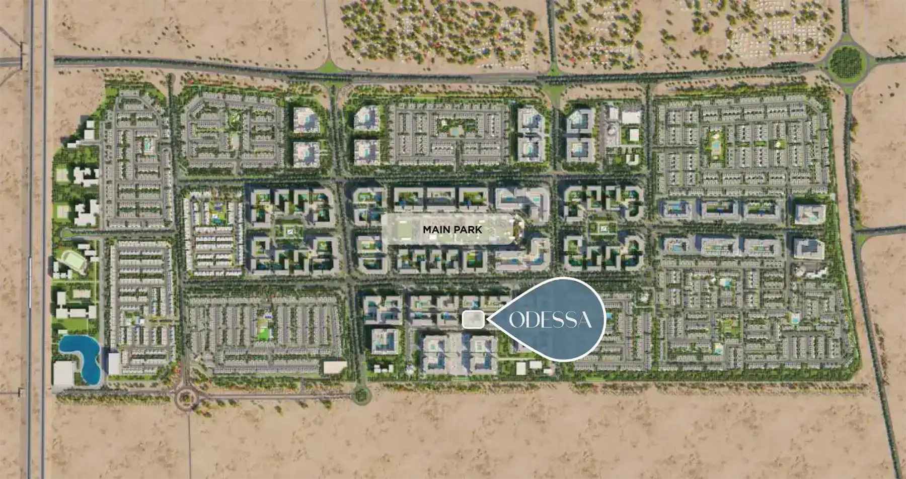 Odessa by Nshama at Town Square Dubai Master Plan