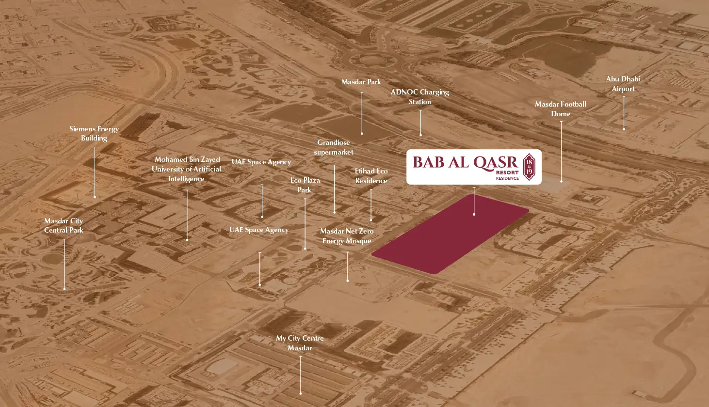 Damac Islands Dubai Location Map