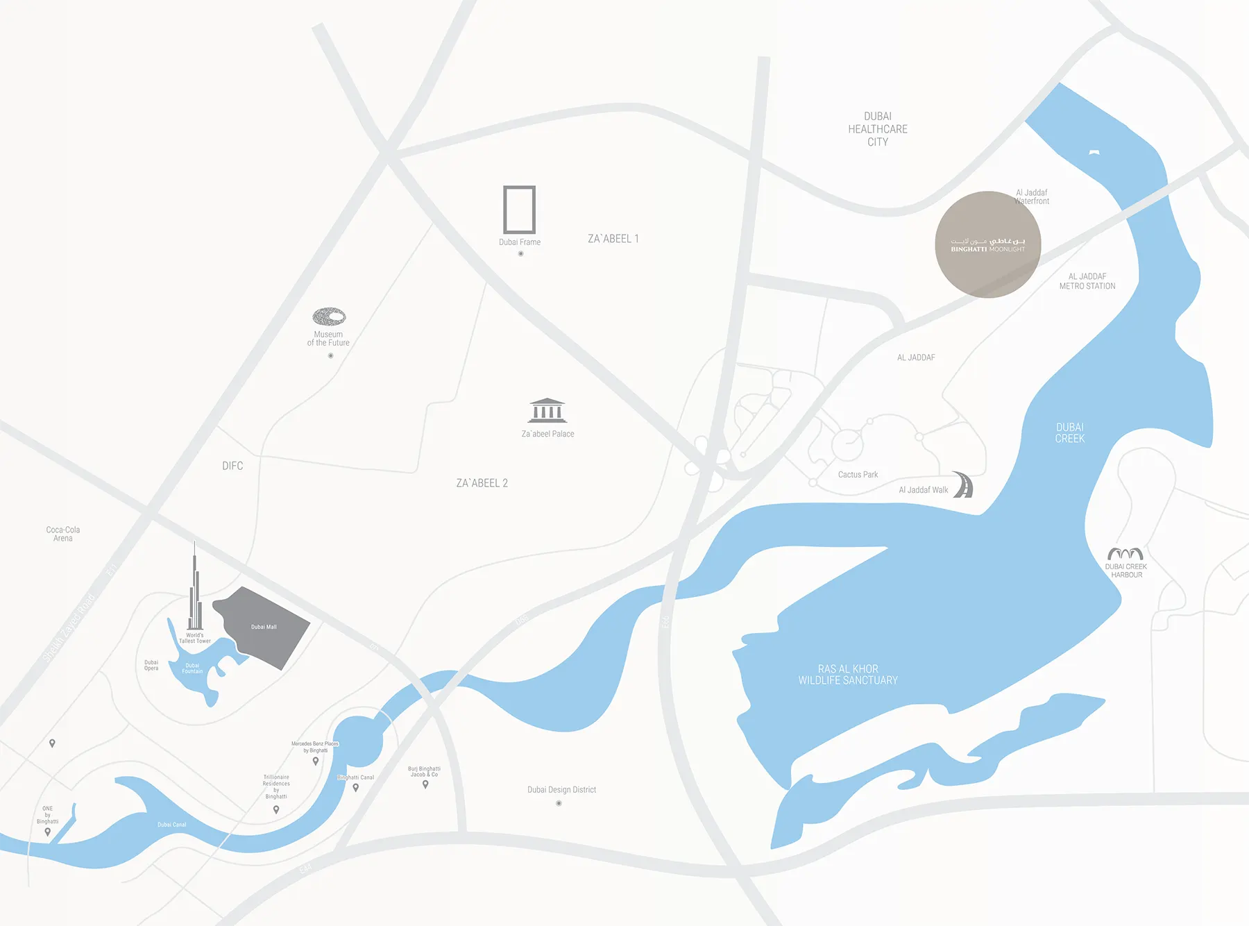 Binghatti Moonlight Master Plan