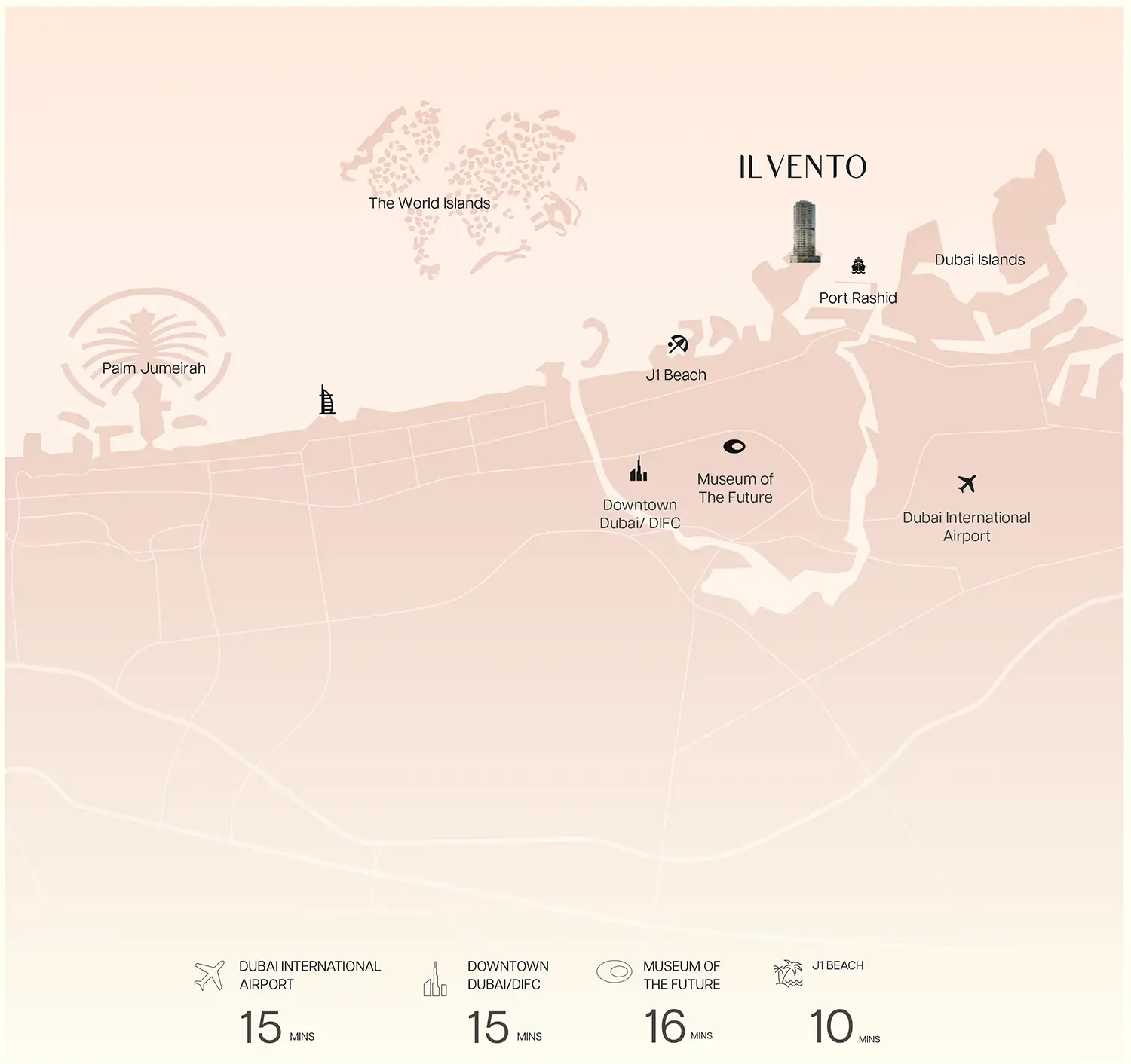 IL Vento at Dubai Maritime City Master Plan