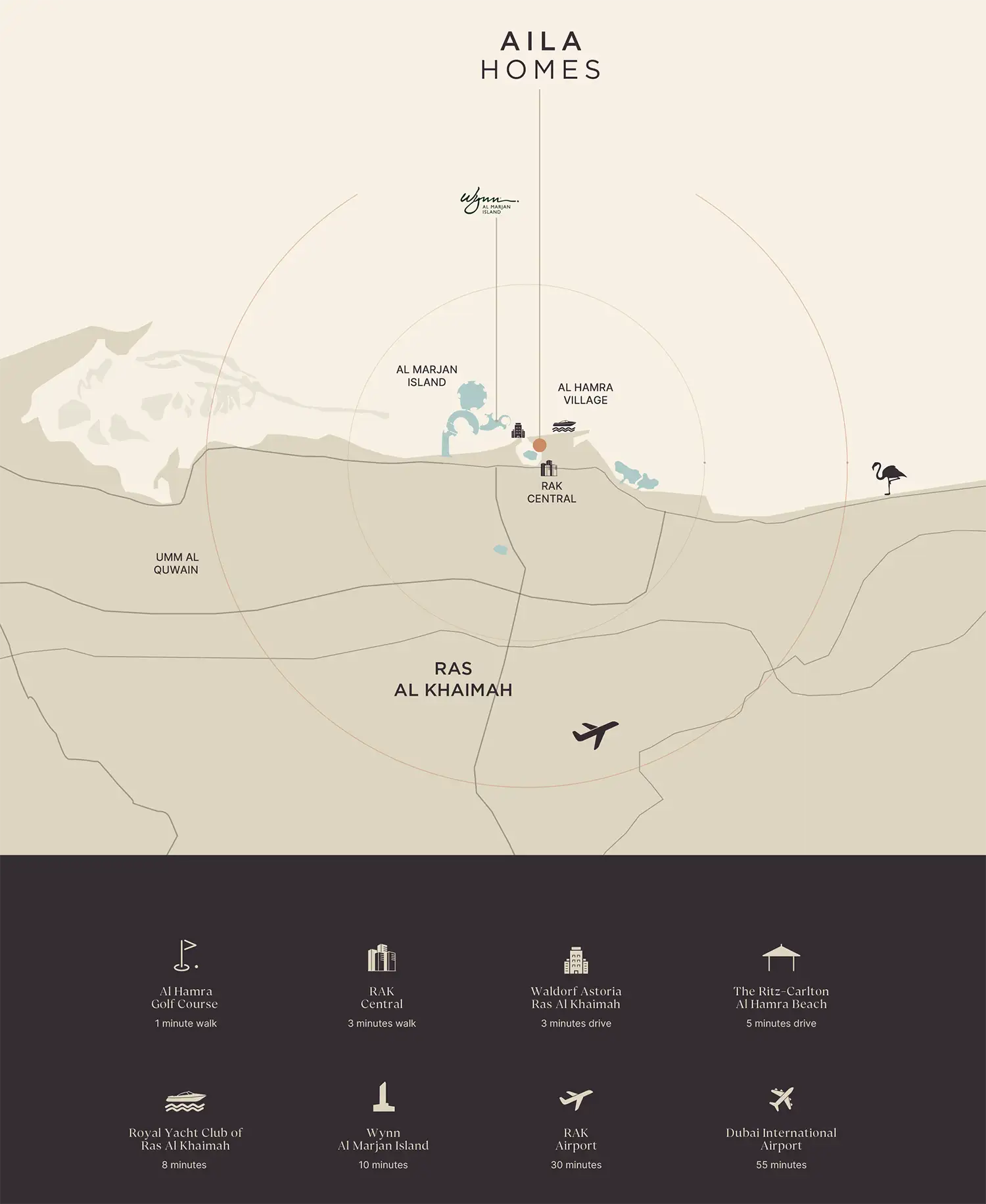 Damac Islands Dubai Location Map