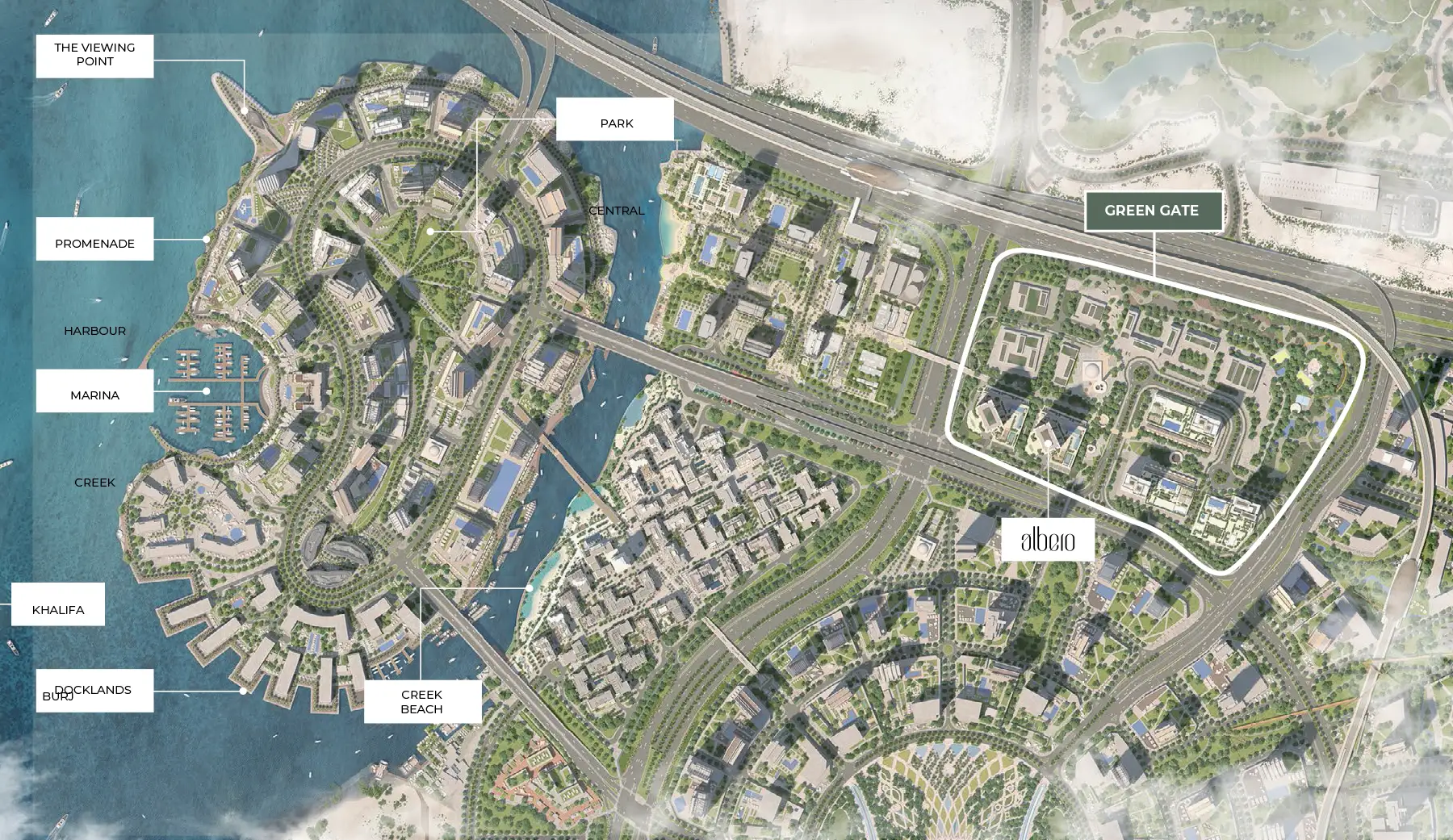 Albero at Dubai Creek Harbour Master Plan