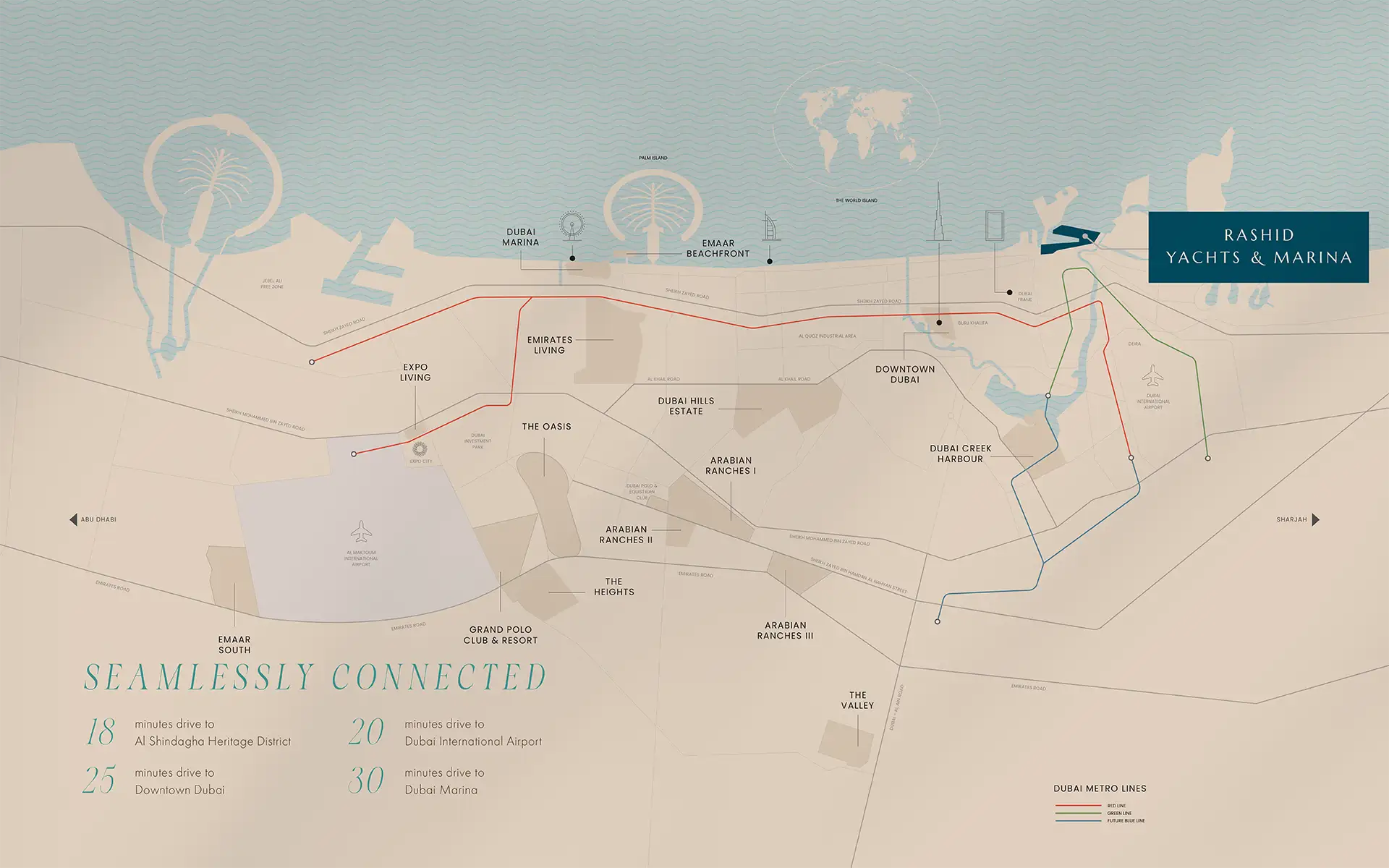 Fior 2 at Rashid Yachts & Marina Master Plan
