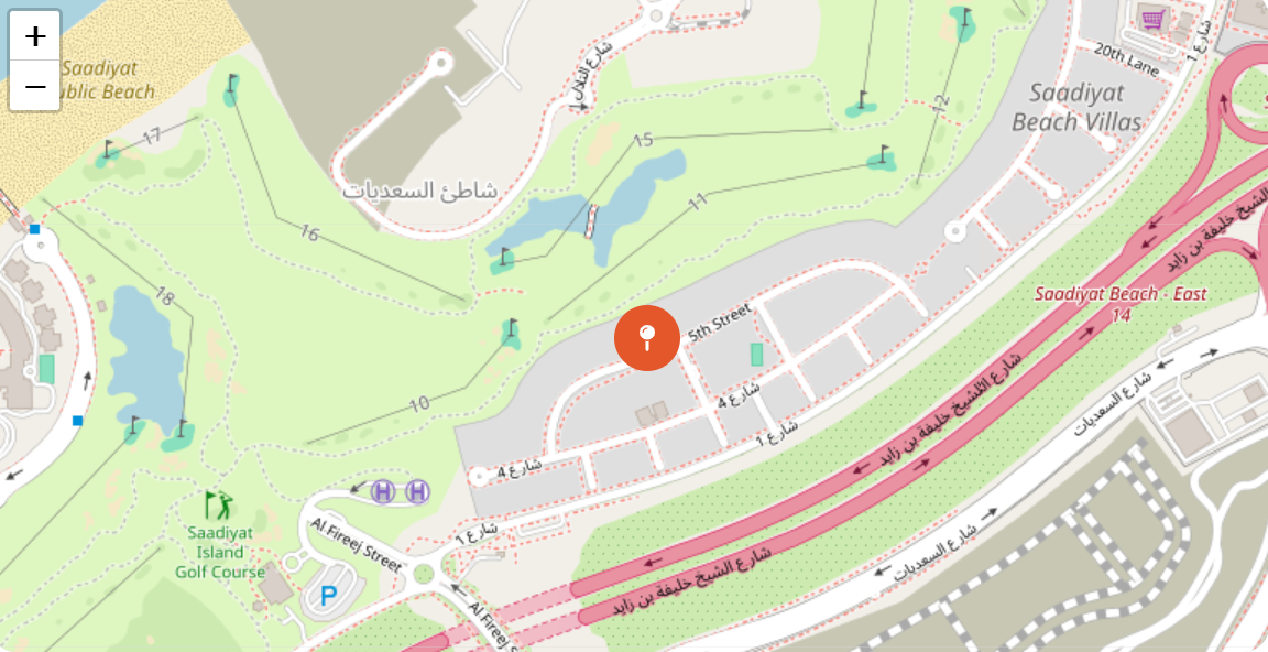 Damac Islands Dubai Location Map