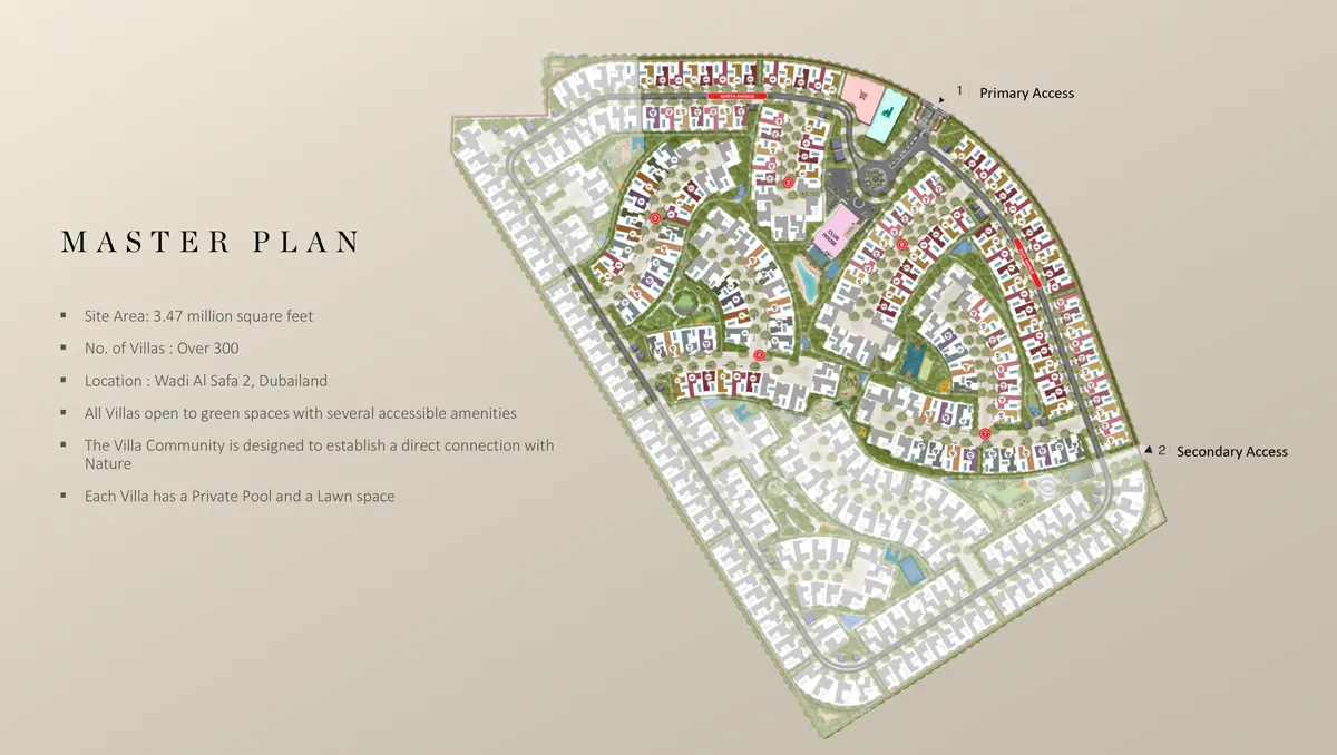 Reserve Villas Master Plan