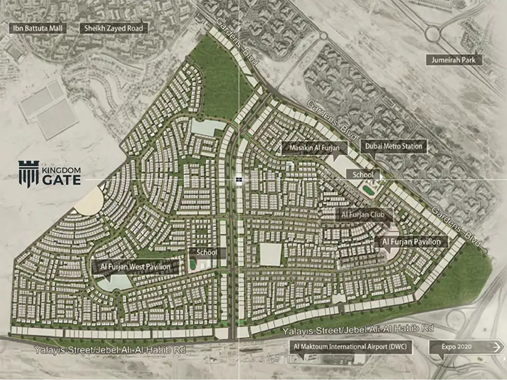 Kingdom Gate at Al Furjan Master Plan