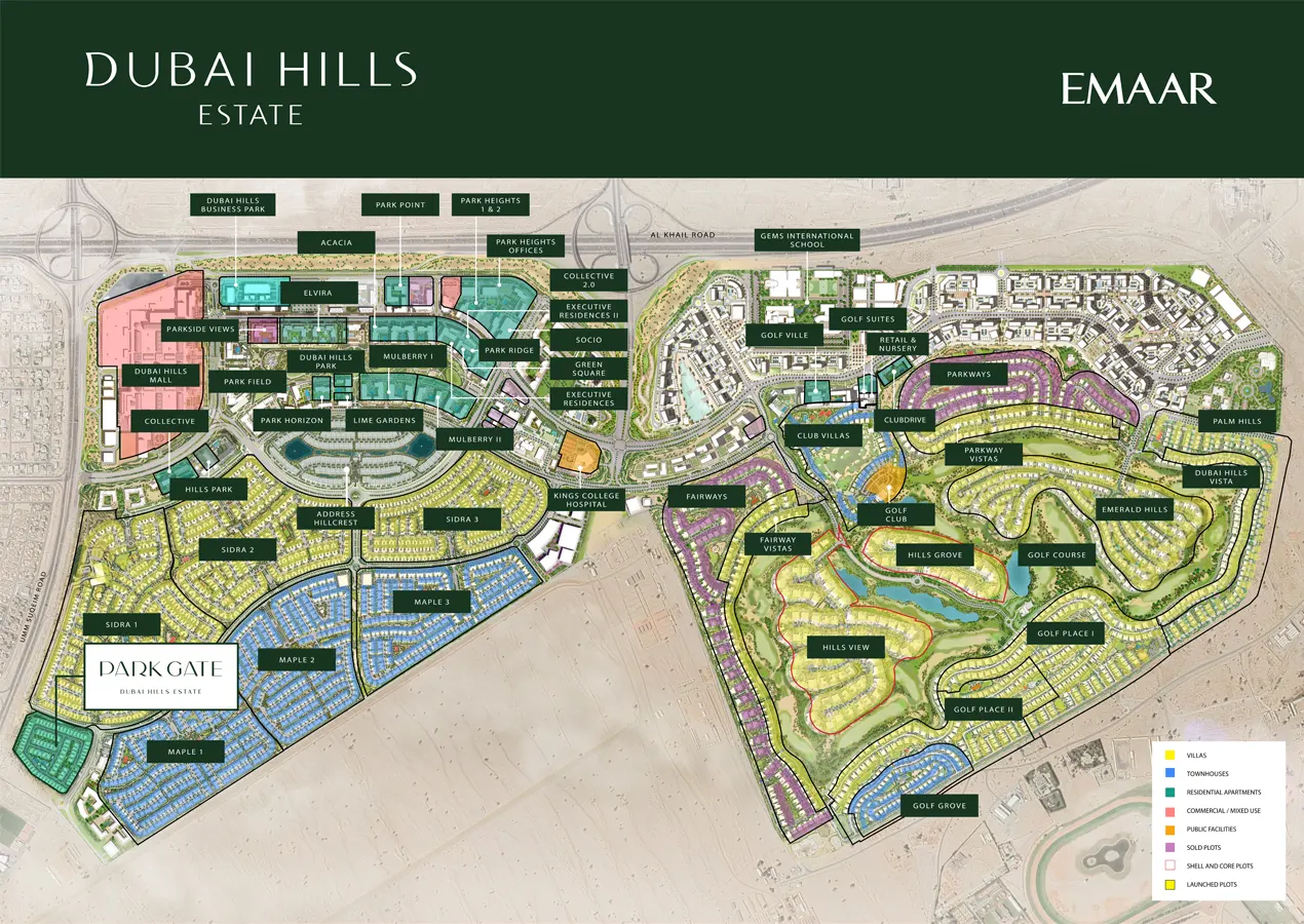 Park Gate 2 at Dubai Hills Estate Master Plan