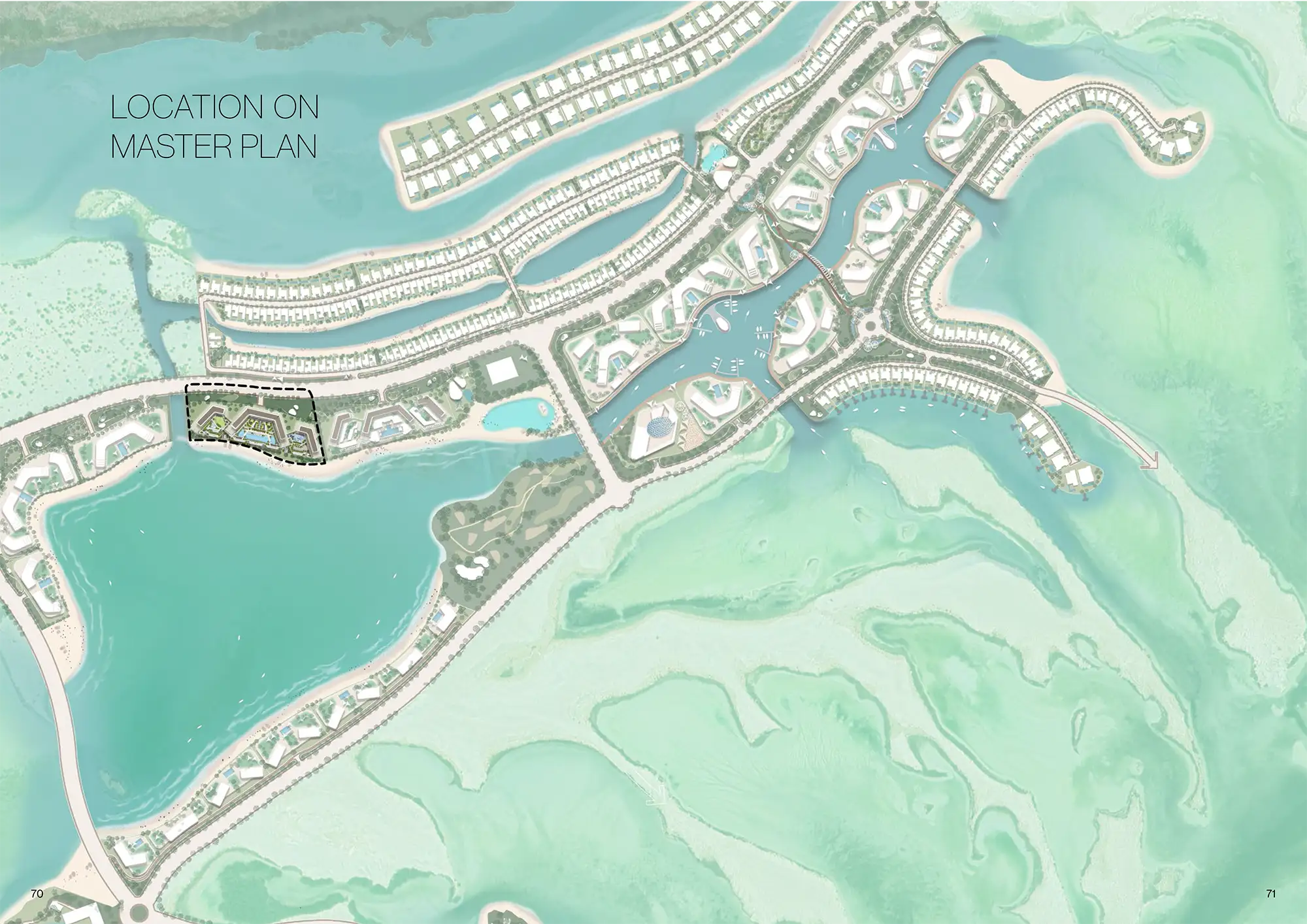 Damac Islands Dubai Location Map