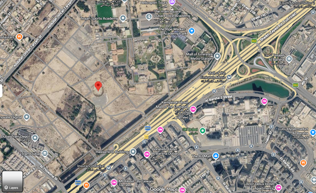 Damac Islands Dubai Location Map