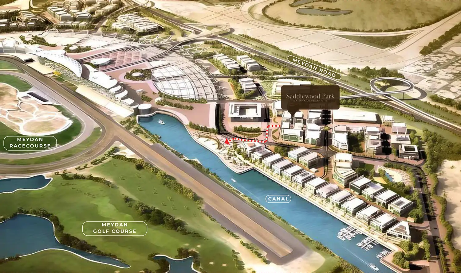 Saddlewood Park at Meydan Avenue Master Plan