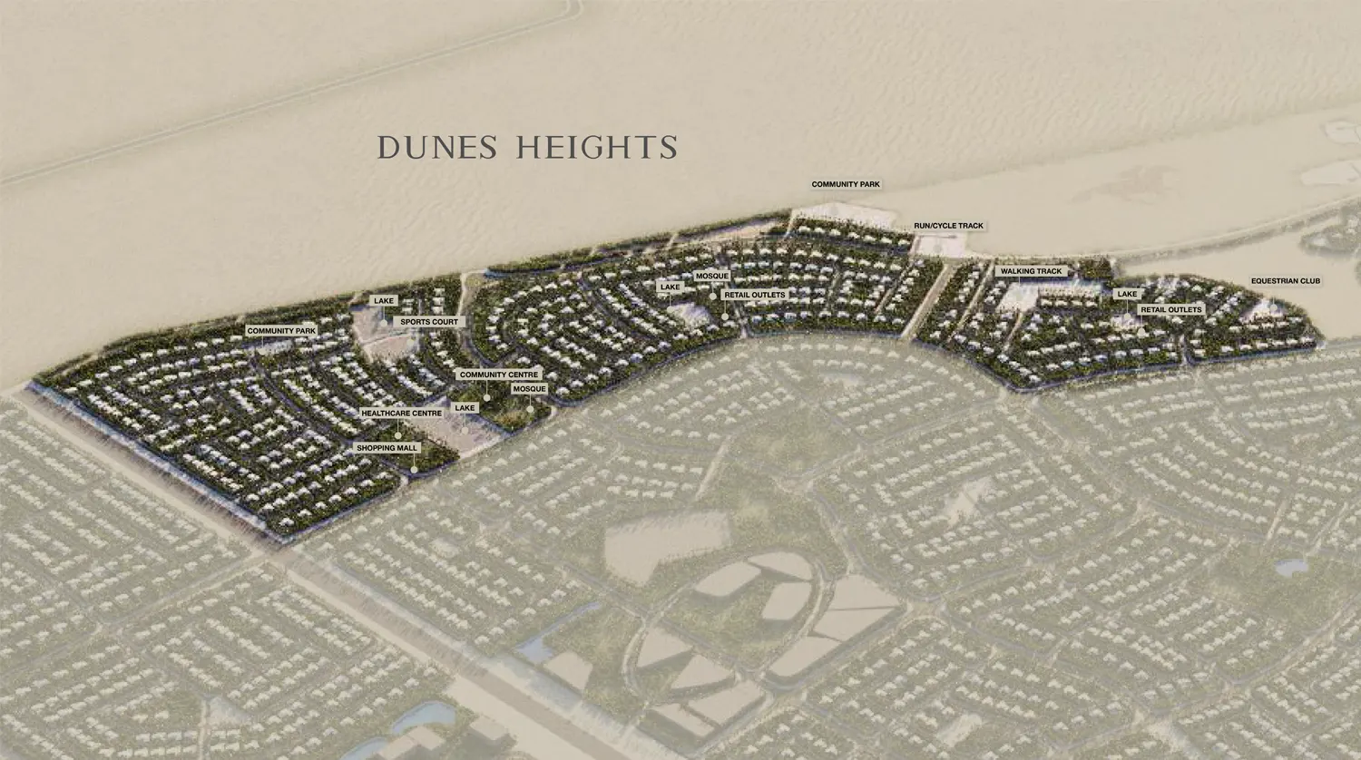Dunes Heights at Arabian Hills Estate Master Plan