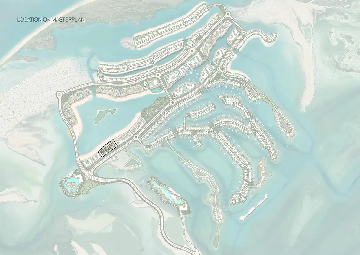 Damac Islands Dubai Location Map