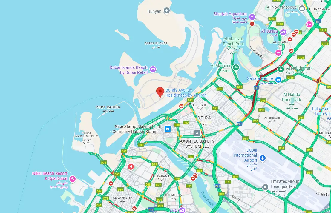 Bonds Avenue Residences at Dubai Islands Master Plan