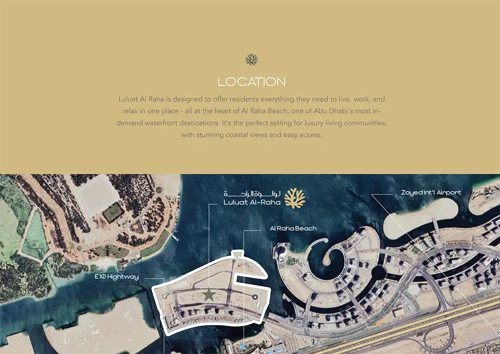 Damac Islands Dubai Location Map