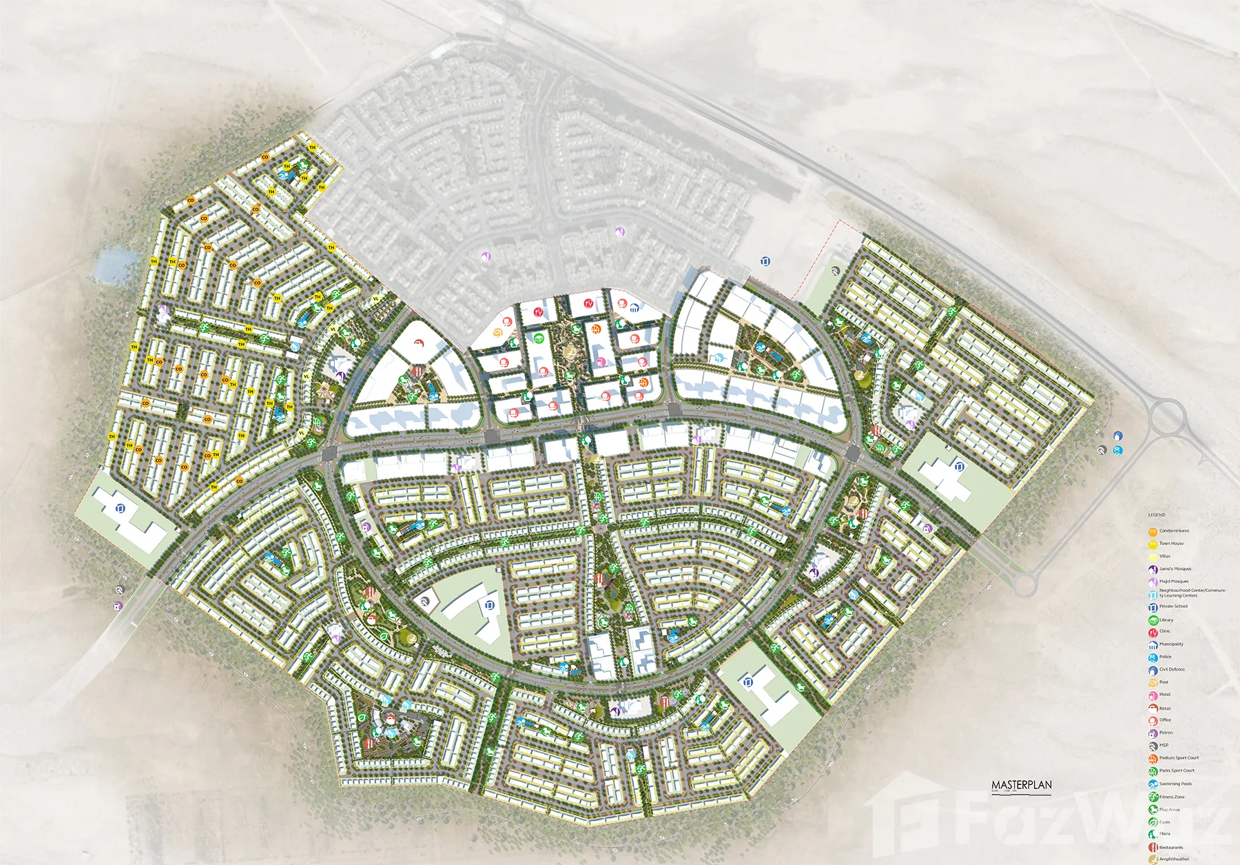 Al Ghadeer Gardens Master Plan